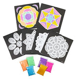 Colorations® World of Art - India Rangoli, 6 Designs with Sand Colorations