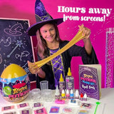 GirlZone Magic Potion Slime Kit, Spell-Binding Potion Kit for Girls to Make 6 Magical Mixies, Fun and Gift-Ready Magic Potion Kit GirlZone