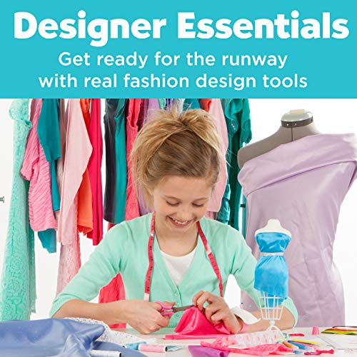Creativity for Kids Designed by You Fashion Studio: DIY Fashion Designer Kit for Girls, Craft Kit for Teens, Gifts for Girls Ages 9-12+ Creativity for Kids
