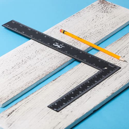 Mr. Pen- Carpenter Square, Framing Square, 8 inch x 12 inch , Carpenters Square , Right Angle Ruler, Framing Tools, L Shape Ruler, Metal Square, - WoodArtSupply