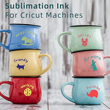 DOOHALO Sublimation Markers Infusible Pens Compatible with Cricut Maker 3/Maker/Explore 3/Air 2/Air 1.0 Tips Sublimation Ink Pens for Cricut Mug DOOHALO