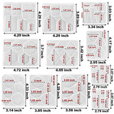 RESINWORLD Earrings Molds with Varieties of Shapes and Sizes, Stud Dangle Drop Earrings Resin Molds with Hole, Arch/Oval/Hexagon Silicone Molds for ResinWorld