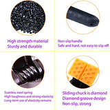 ONDY 2 Pack Of 9” Large Spring Clamps Heavy Duty Nylon Muslin Woodworking Clamps Photo Studio Backdrops Backgrounds Clamps Set, the Jaws Have a ONDY