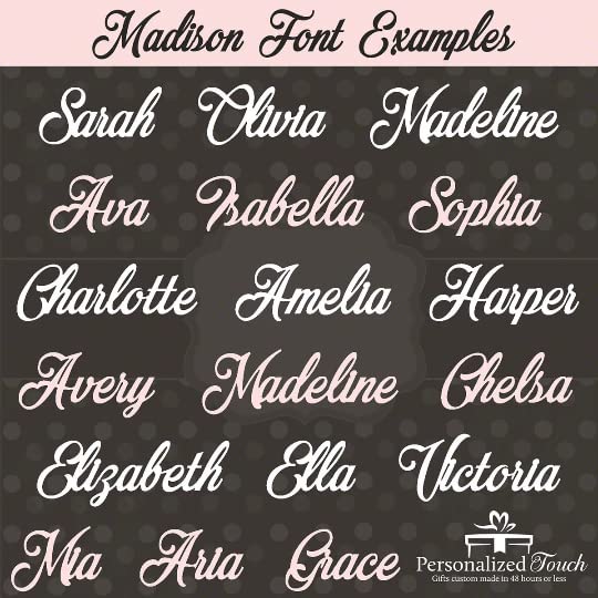 Personalized Wooden Baby Name Sign for Nursery - 12"-33" Kids Room Wall Decor - 1/2" Thick USA MADE HomeWetBar