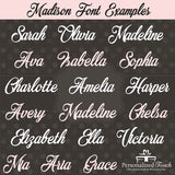 Personalized Wooden Baby Name Sign for Nursery - 12"-33" Kids Room Wall Decor - 1/2" Thick USA MADE HomeWetBar