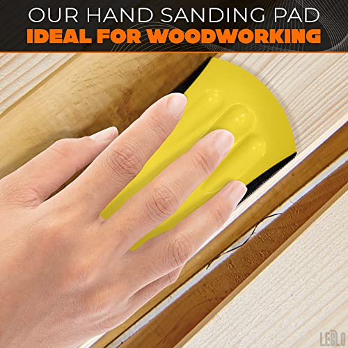 Hand Sanding Blocks Auto Body - Mouse Sandpaper Woodworking Hand Tools - Hook and Loop Hand Sanding Pad Block Furniture Sander Hand Tool - Automotive LEGLO