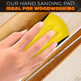 Hand Sanding Blocks Auto Body - Mouse Sandpaper Woodworking Hand Tools - Hook and Loop Hand Sanding Pad Block Furniture Sander Hand Tool - Automotive LEGLO