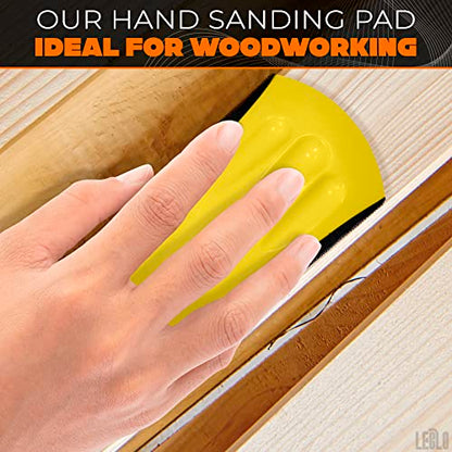 Hand Sanding Blocks Auto Body - Mouse Sandpaper Woodworking Hand Tools - Hook and Loop Hand Sanding Pad Block Furniture Sander Hand Tool - Automotive