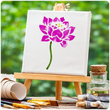 60 Pieces Flower Animal Stencils for Painting Reusable Deer Bear Stencil Butterfly Bird Bee Mountain DIY Craft Template Paint Stencils for Painting Marspark