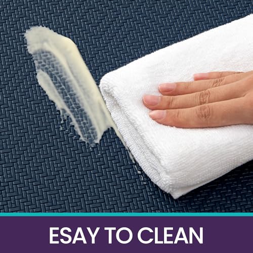 DEXI Anti Fatigue Kitchen Mat, Cushioned Kitchen Rugs Non Slip, Waterproof Comfort Standing Kitchen Floor Mat, 17"x29", Navy DEXI