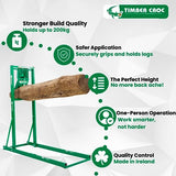 Logging Saw Horse | Steel Log Holder for Cutting Wood | Log Cutting Stand | Chainsaw Trestle | Lifting Capacity +200kg Timber Croc Timber Croc