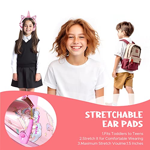 homicozy Kids Ear Protection,Noise Cancelling Sound Proof Headphones for Toddlers Children Teens,Sound Blocking Kids Hearing Protection Earmuffs for homicozy