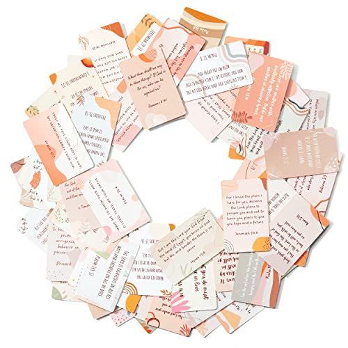 Mr. Pen- Prayer Cards, 70 Unique Bible Verse Boho Theme, Mini Scripture Cards for Women and Men, with Verses, Christian Mr. Pen