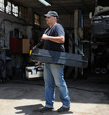 STANLEY Folding Work Bench Saw Horse Twin Pack, Heavy Duty Metal Leg with Side Latch, 1-97-475 Stanley