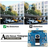 ELP 8mp USB Camera Autofocus 4K PC Camera Module for Computer and Raspberry Pi Mini UVC USB2.0 Webcam Board IMX179 Industrial Lightburn Camera Low ELP