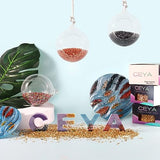 Ceya 10.6oz/ 300g Crushed Irregular Glass Silver Metallic Crystal Chips Broken Glass Glitter 2-4mm Craft Chunky Glitter for Nail Art Epoxy Resin Mold ceya