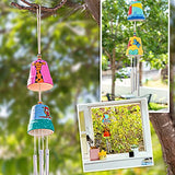 ROMI'S WAY 2-Pack Make Your Own Wind Chime Kit - Larger Bells, Stencils and Beads, Arts and Crafts for Kids Ages 8-12, 4-8 - DIY Craft Kit for Girls ROMI'S WAY