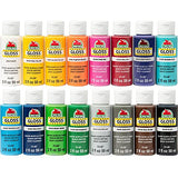 Apple Barrel Gloss Paint Set, 16 Piece (2-Ounce), PROMOABG Colors Apple Barrel