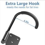 HAVEDAWN Bike Rack Garage Wall Mount, Swivel Bike Rack, Swing 90 Degrees, Vertical Bike Hanger Hook for Indoor, Bicycle Storage Rack, Space Saving HAVEDAWN