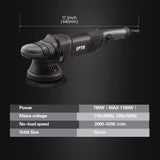 Buffer Polisher, SPTA 5-Inch 125mm Dual Action Random Orbital Car Polisher,Car Detailing Kit, 4Pcs 5inch & 4Pcs 6Inch Polishing Pad,Packing Bag for SPTA