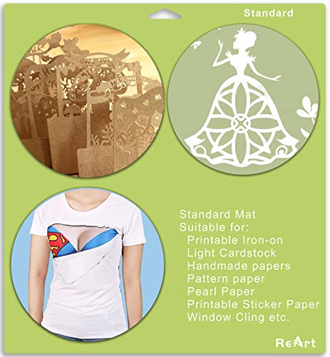 ReArt Standard Grip Adhesive Cutting Mat 6 x 12 Inch For Expression Machine - 3 Pack ReArt