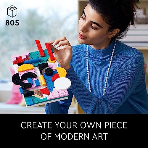 LEGO Art Modern Art 31210 Build & Display Home Décor Abstract Wall Art Kit, Birthday Gift Idea for Artistic People, Set for Teens or Adults Who Enjoy LEGO