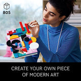 LEGO Art Modern Art 31210 Build & Display Home Décor Abstract Wall Art Kit, Birthday Gift Idea for Artistic People, Set for Teens or Adults Who Enjoy LEGO