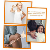 Operitacx 8pcs Wand Unfinished Fairy Wands DIY Fairy Wand Princess Wand Unfinished Fairy Sticks Princess Crafts Kid Toys for Girls Fairy Wands for Operitacx