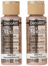 Dazzling Metallics Acrylic Paint 2oz-Mink Pearl DecoArt