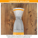 Hoteche 1.6-Amp Oscillating Multi Tool 3° Oscillating Angle Universal Fit Interface Multi-function tool with Blades and Sand Papers Hoteche