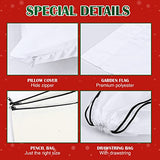 44Pcs Sublimation Blanks Products, DIY Sublimation Blanks Bulk with Car Coaster, Mouse Pad, Pillow Covers, Garden Flag, Makeup Bag, Drawstring Bag NEOACT