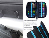 TOOLI-ART Marker & Pen Carrying Case -120 Slots, Canvas, Extra Pockets, Trolley Sleeve, Removable Shoulder Strap, For Most Markers (up to 15mm TOOLI-ART