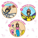Imagimake Window Art Princess | Suncatcher Kit | Arts and Crafts for Kids Ages 6-8 | Girls Toys Age 6-8 | Unicorn Gifts for Girls Age 6-8 | 7 Year Imagimake