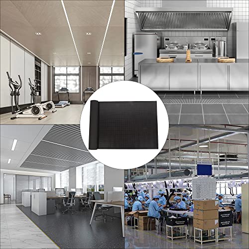 Baoz Garage Floor Rubber Mat 16.4x3.3ft Anti-Slip Rubber Floor Protector Mat Heavy Duty Coin-Grip Rubber Flooring Rolls Parking Mats for Industry Baoz