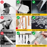 CZoffpro Double Sided Tape Heavy Duty - Clear Mounting Adhesive Two Tape, Transparent Strong Removable Stick Wall Strips Picture Carpet - Arts & CZoffpro