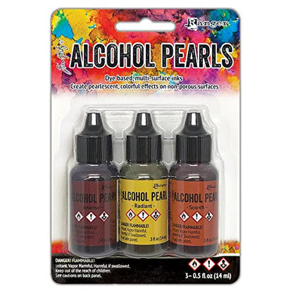 Tim Holtz - Ranger Alcohol Ink 3PKG KIT #5, White - WoodArtSupply