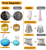 Large Sewing Kit for Adults: YUANHANG Newly Upgraded 251 Pcs Premium Sewing Supplies Set - Complete Sew Kit of Needle and Thread for Beginners - YUANHANG