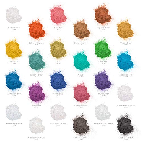 U.S. Art Supply Jewelescent Peacock Teal Mica Pearl Powder Pigment, 3.5 oz (100g) Sealed Pouch - Cosmetic Grade, Metallic Color Dye - Paint, Epoxy, U.S. Art Supply