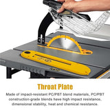 DWE7402DI Dado ThroatPlate for 10-Inch Portable Table Saw Compatible with DeWalt 10"Table Saw DWE7490 DWE7491 DWE7491RS DWE7492 FBULWSEC