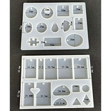 BooteeQue Resin Jewelry Molds, Earring Making Kit, Silicone Molds for Pendant, Keychain Charm Making and Earrings Necklaces Bag Charms DIY BooteeQue