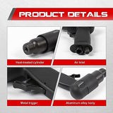 UW-AH150 Short Barrel Air Hammer Kit with Quick Change Retainer and 4 Chisels, 1-5/8 Inch Stroke, 4500 BPM, Light weight UPWOOD