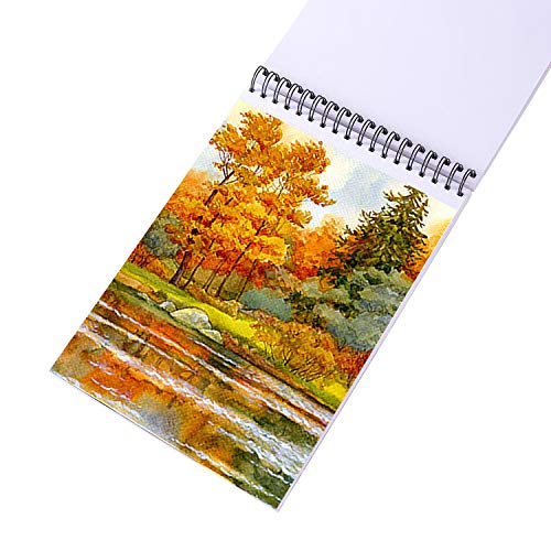 Bachmore Drawing Pad 9X12 Inch (110lb/180g), 60 Sheets, Top Spiral Bound Multi-Media for Artist Pro & Amateurs | Acrylic Art, Ink, Paint, Oil BB Bachmore