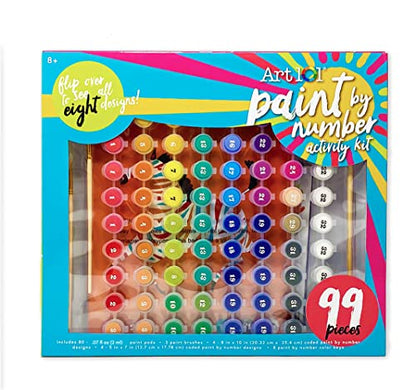 Art 101 USA Paint-by-Number Kit with 99 Pieces, Multi - WoodArtSupply