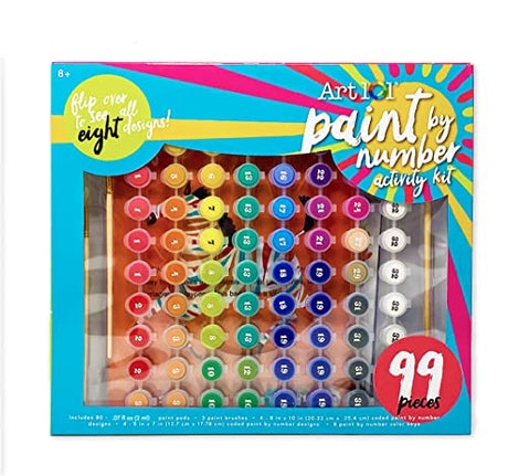 Art 101 USA Paint-by-Number Kit with 99 Pieces, Multi Art 101 USA