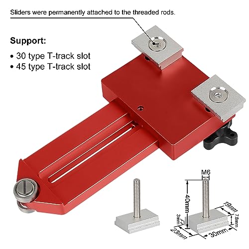 DDWT Extended Thin Rip Jig Table Saw Jig Guide for Repeat Narrow Strip Cuts Works with Saw Router Table Band Saw - Extended Version DDWT