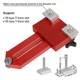 DDWT Extended Thin Rip Jig Table Saw Jig Guide for Repeat Narrow Strip Cuts Works with Saw Router Table Band Saw - Extended Version DDWT