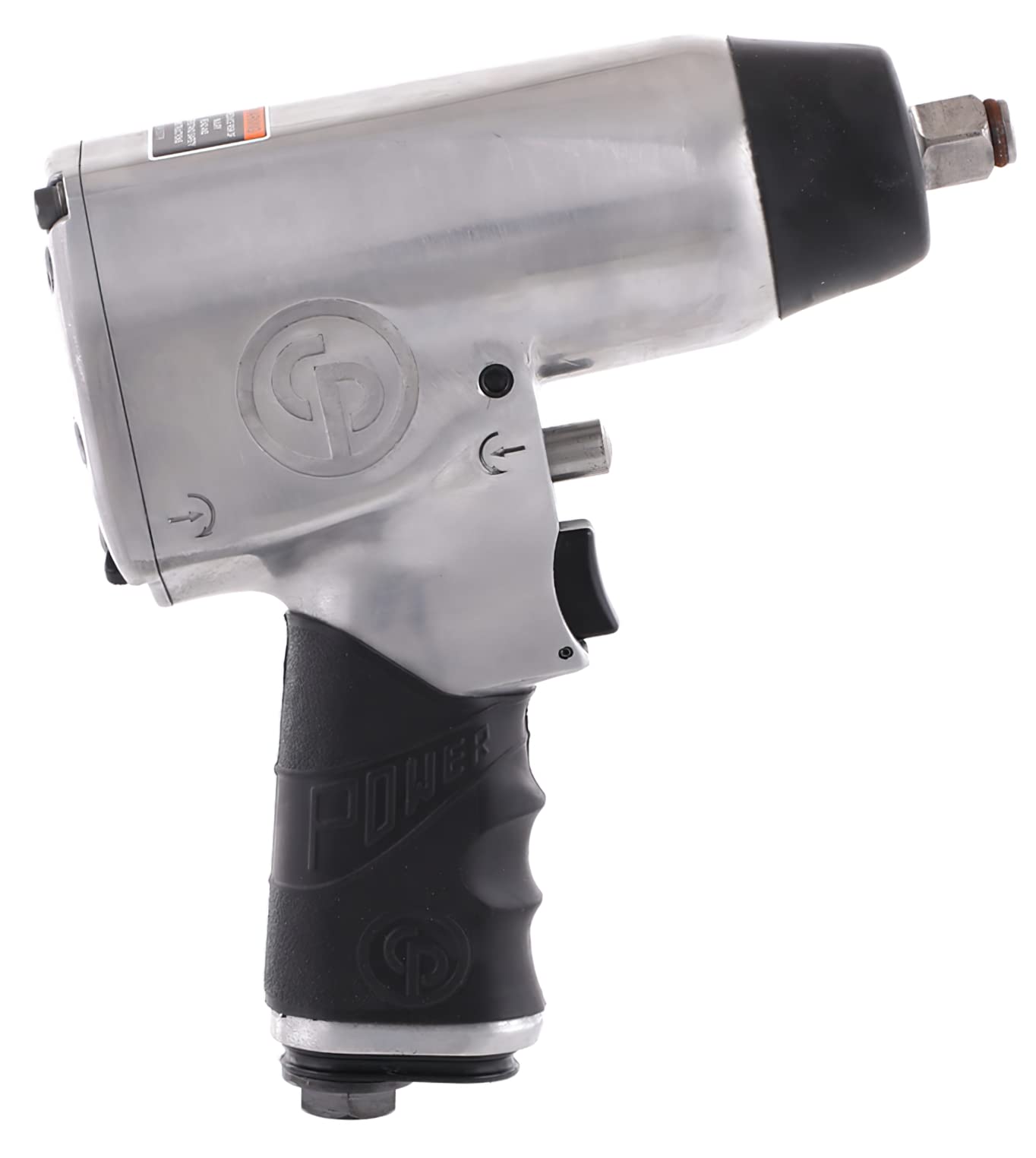 Chicago Pneumatic CP734H Air Impact Wrench (1/2 Inch), Air Impact Gun Industrial Repair & Assembly Tool, Pistol Handle, Pin Clutch, Max Torque Output - WoodArtSupply