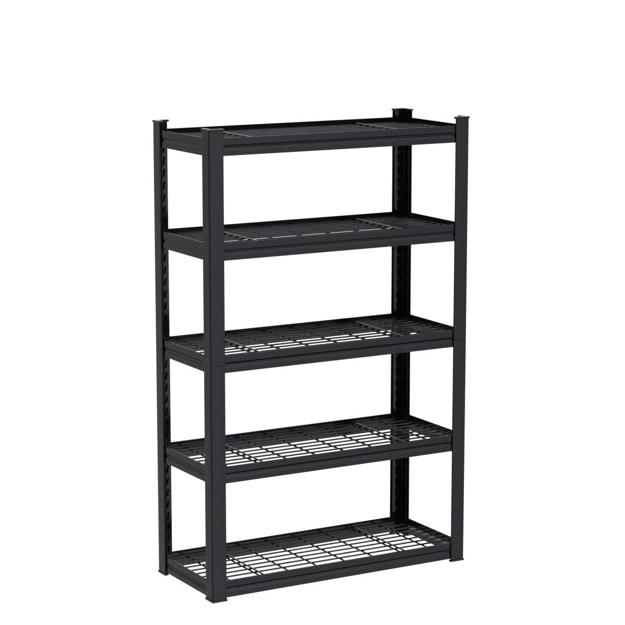 REIBII Garage Shelving Heavy Duty Storage Shelves Holds 2000LBS, Adjustable Metal Shelving Garage Storage Shelves Garage Shelf Industrial Shelving REIBII