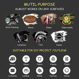 Paint Pens White Marker 6 Pack,0.7mm Acrylic White Permanent Marker,White Paint Pens for Rock Painting Stone Ceramic Glass Wood Plastic Glass Metal PHOSEA