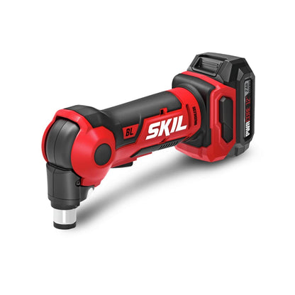 SKIL PWR CORE 12 Brushless 12V Auto Hammer Kit includes 2.0Ah Lithium Battery and PWR JUMP Charger - AH6552A-10, Red - WoodArtSupply